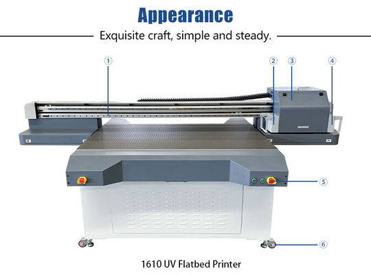 1200x2500mm यूवी एलईडी फ्लैटबेड प्रिंटर 50mm-100mm मैक्स प्रिंटिंग यूएसबी 3.0 इंटरफेस के साथ