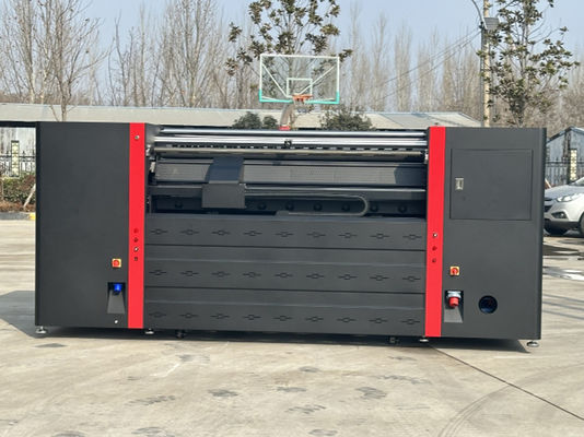 3L इंक वॉल्यूम 4/8 कलर सबलिमेशन फ्लैग प्रिंटर 380V कलर फिक्सिंग बॉक्स और I3200-A1 हेड के साथ