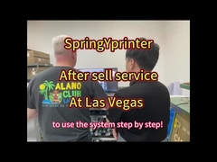 परिभाषा पर्यावरण के अनुकूल एकल पास यूवी प्रिंटर अधिकतम मुद्रण गति 200 वर्ग मीटर/घंटा के साथ