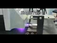 सिंगल पास यूवी प्रिंटिंग यूवी प्रिंटर ओनिक्स थ्राइव रिप सॉफ्टवेयर के साथ फ्लैटबेड बोतल प्रिंटर