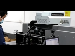 स्याही प्रकार एलईडी पर्यावरण यूवी स्याही प्रिंटर प्लास्टिक के लिए मशीन गति प्रिंटिंग गति 200 वर्ग मीटर / घंटा तक